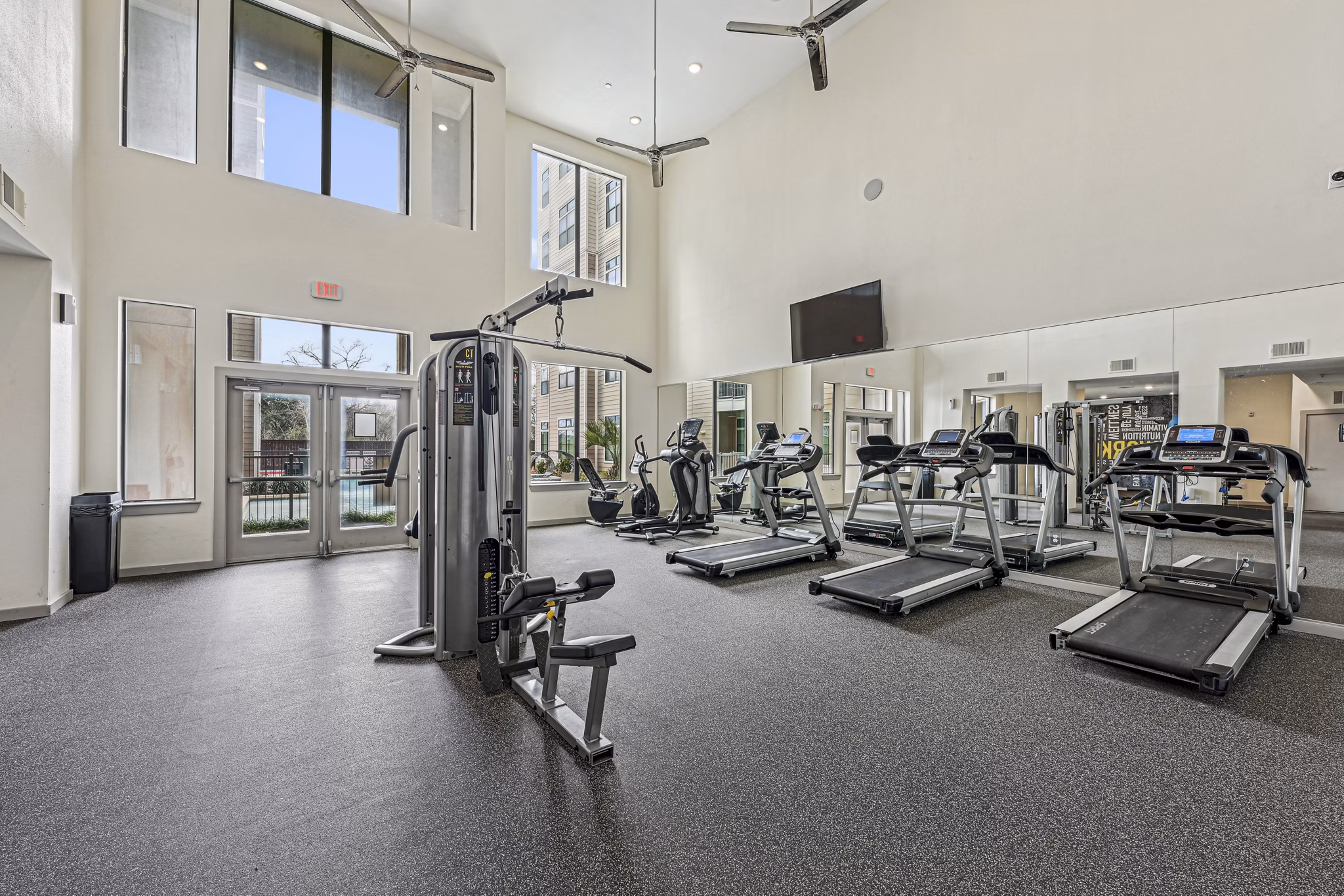 fitness center at Broadstone Strata Apartments