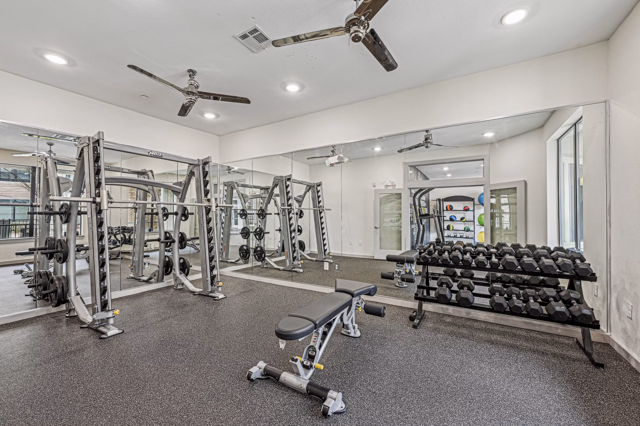 fitness center at Broadstone Strata Apartments