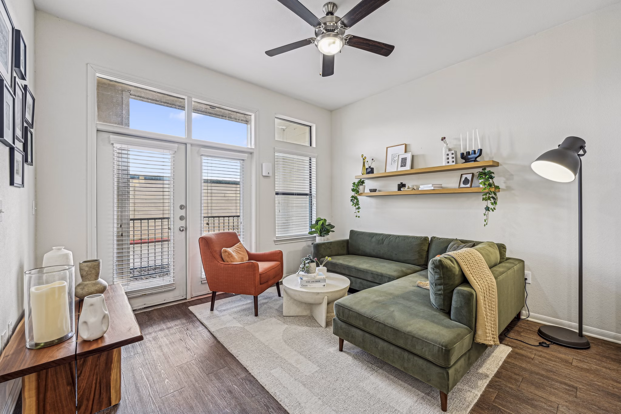 living room at Haven at Main Apartments