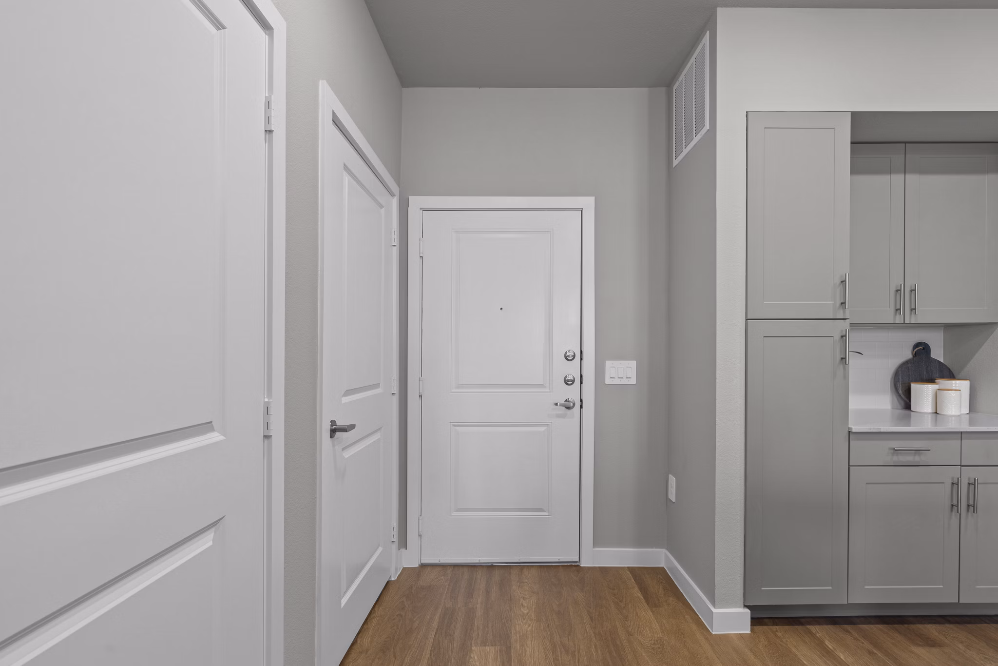 kitchen at Peak at 1385 Apartments