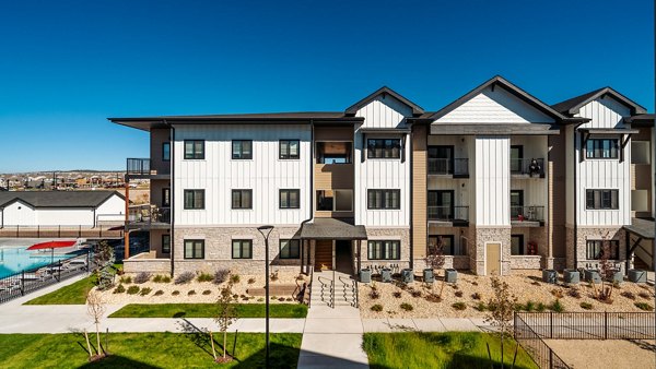 building at Solace at the Ranch Apartments