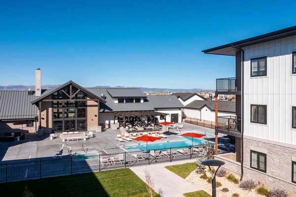building at Solace at the Ranch Apartments