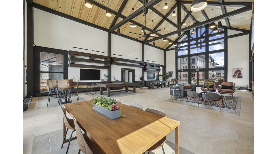 clubhouse at Solace at the Ranch Apartments