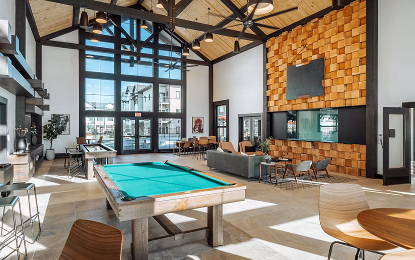 clubhouse at Solace at the Ranch Apartments