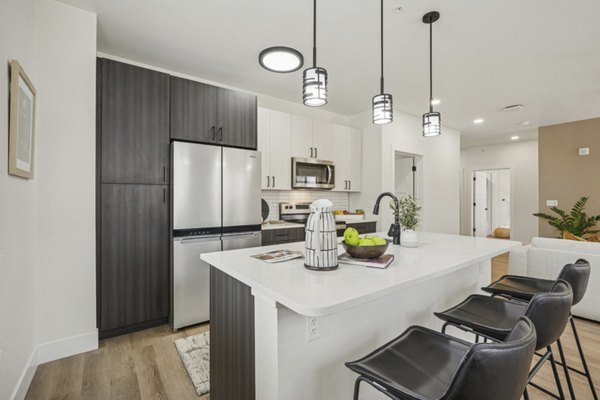 kitchen at Solace at the Ranch Apartments