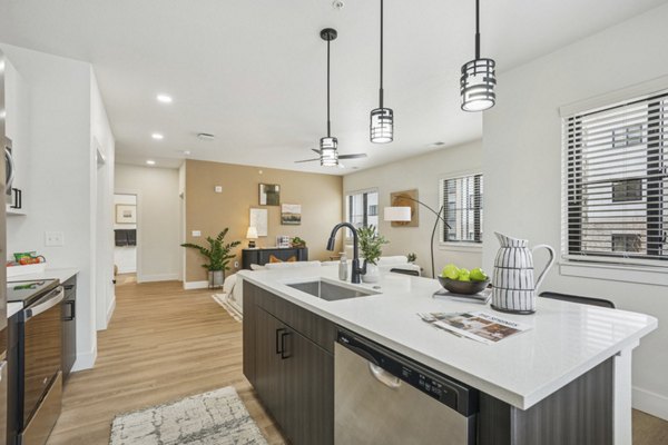 kitchen at Solace at the Ranch Apartments