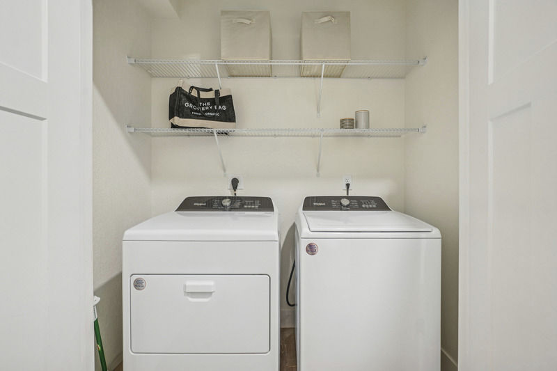 Laundry room at Solace At The Ranch