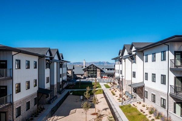 dog park at Solace at the Ranch Apartments