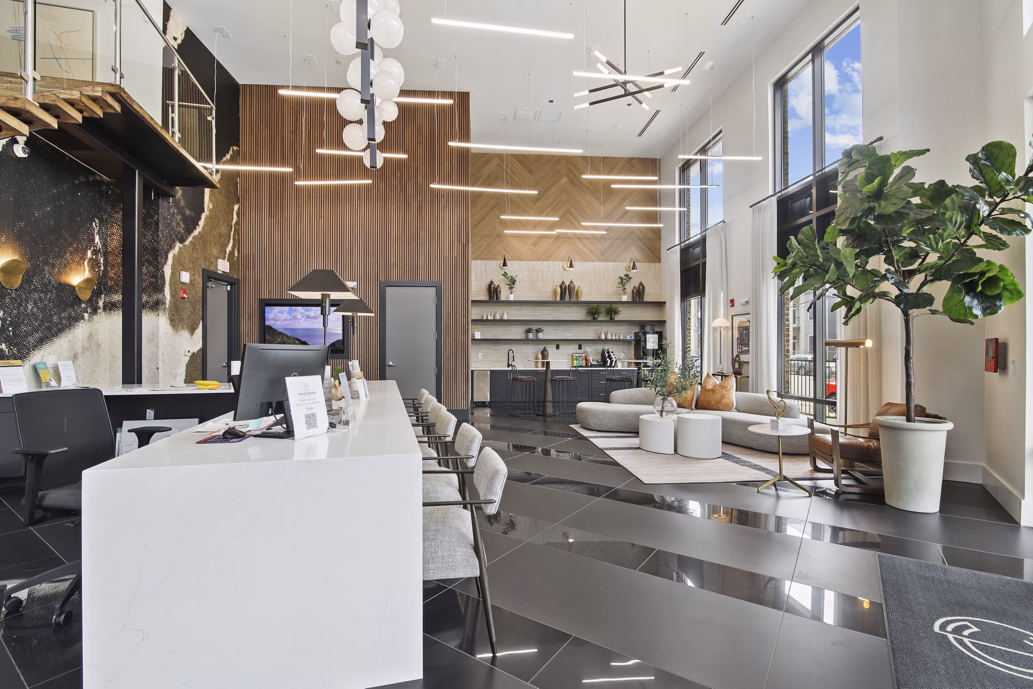 Clubhouse/Lobby at Connect Decatur Apartments