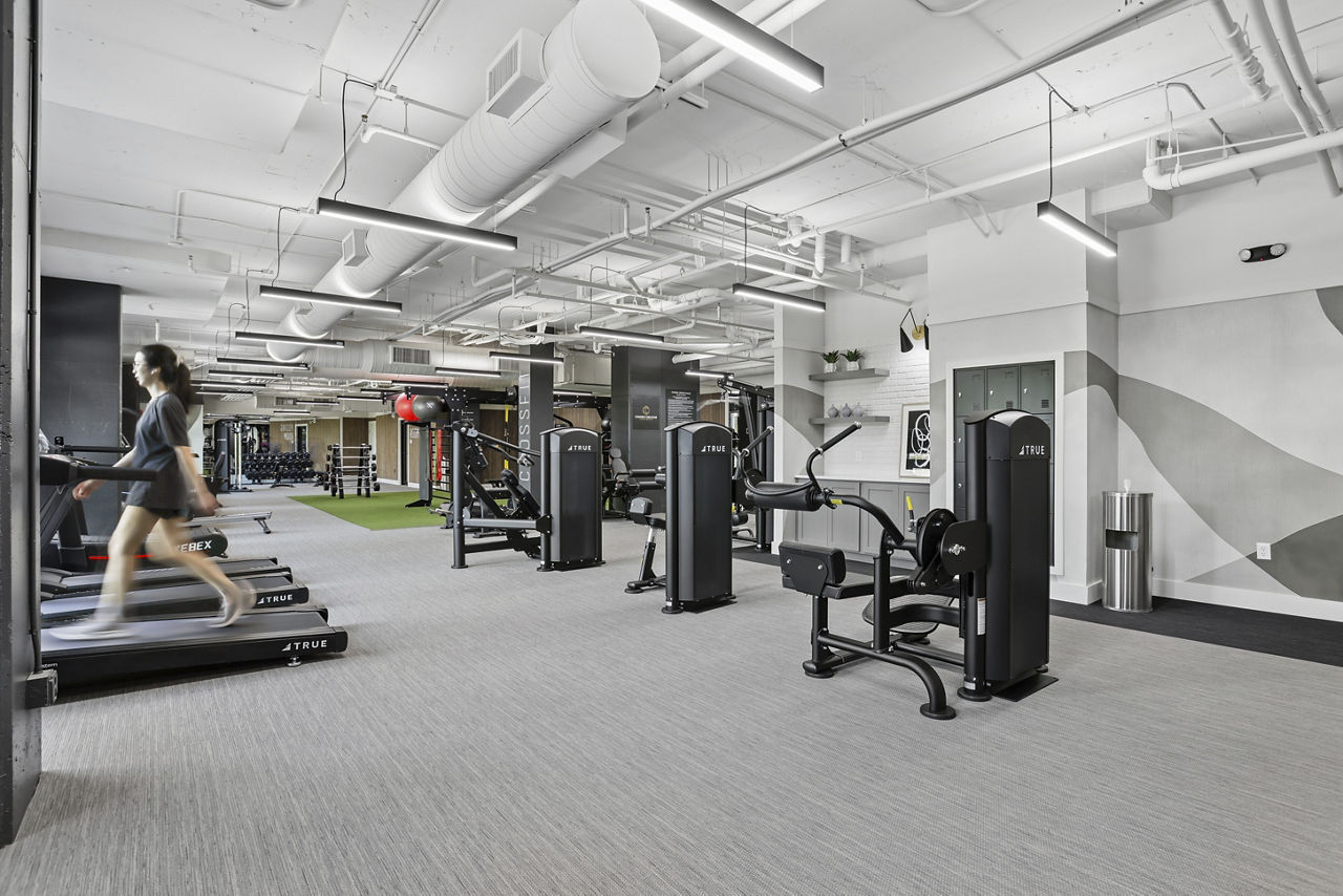 Gym at Connect Decatur Apartments (1 of 3)