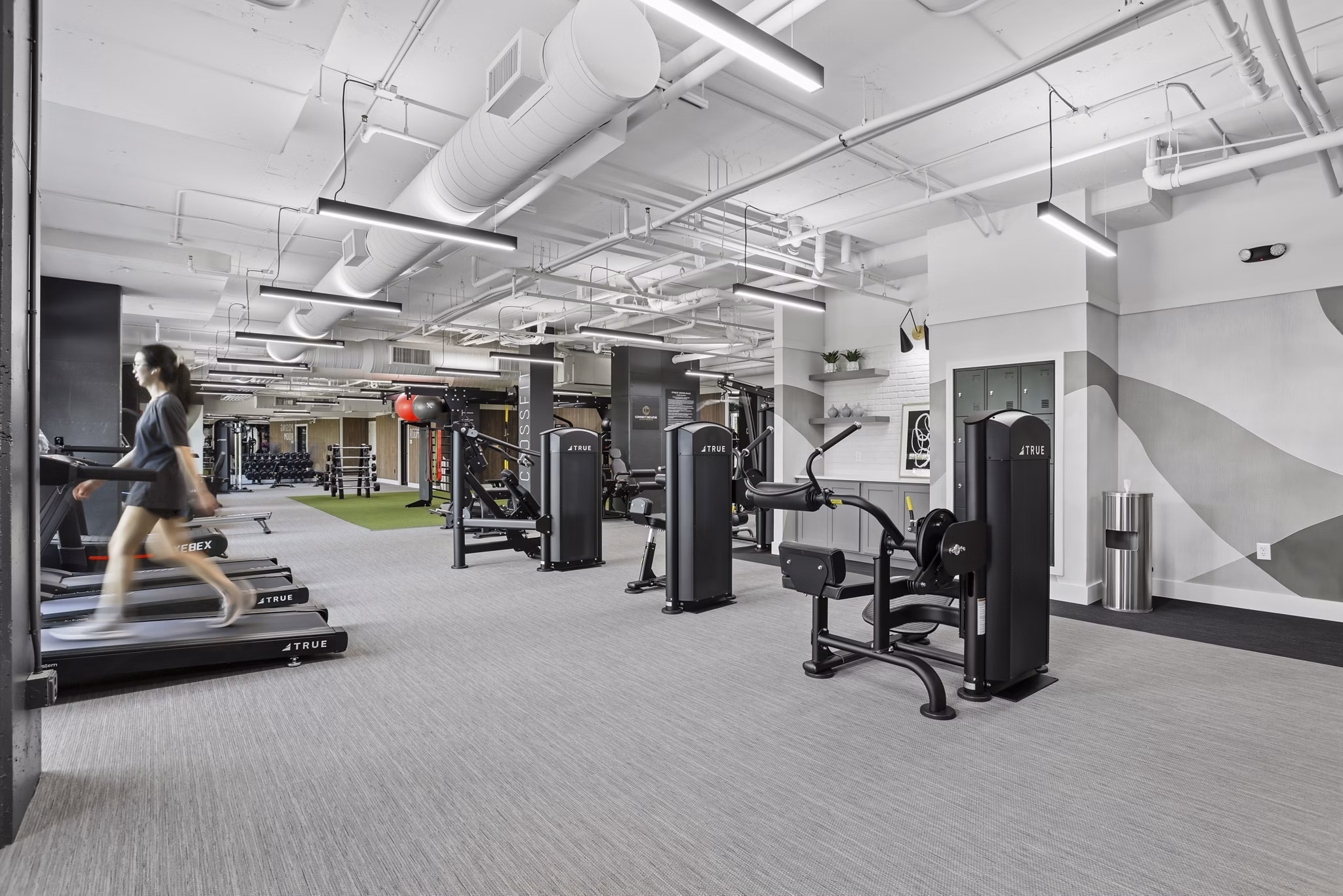 Fitness Center at Connect Decatur Apartments
