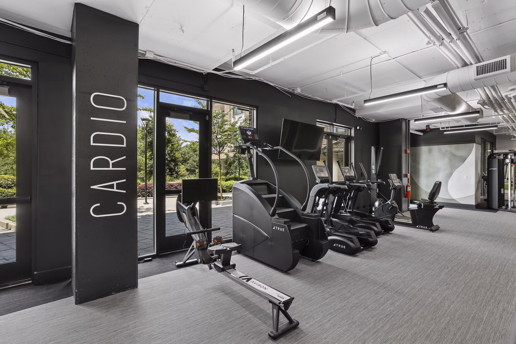 Fitness Center at Connect Decatur Apartments