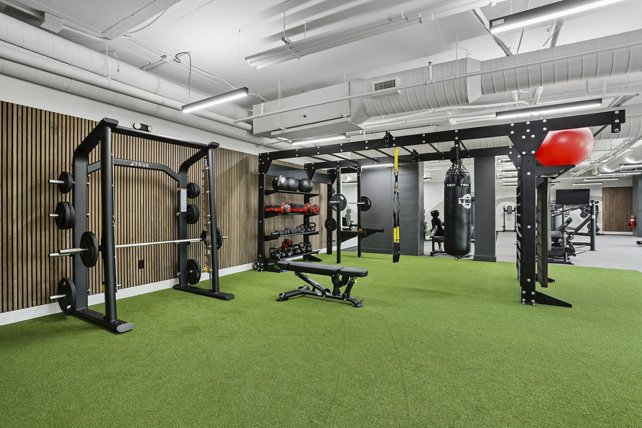Gym at Connect Decatur Apartments (3 of 3)