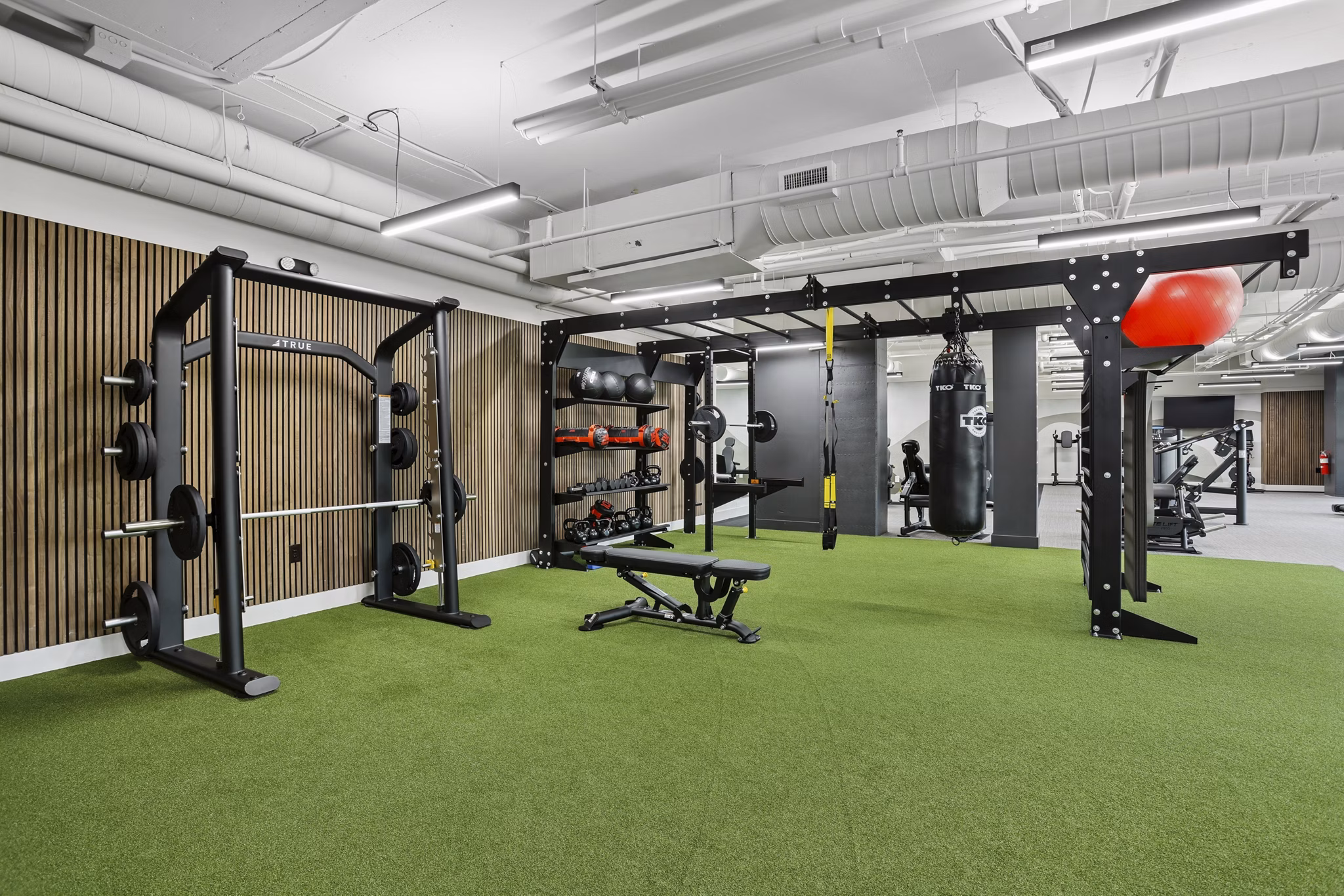 Fitness Center at Connect Decatur Apartments