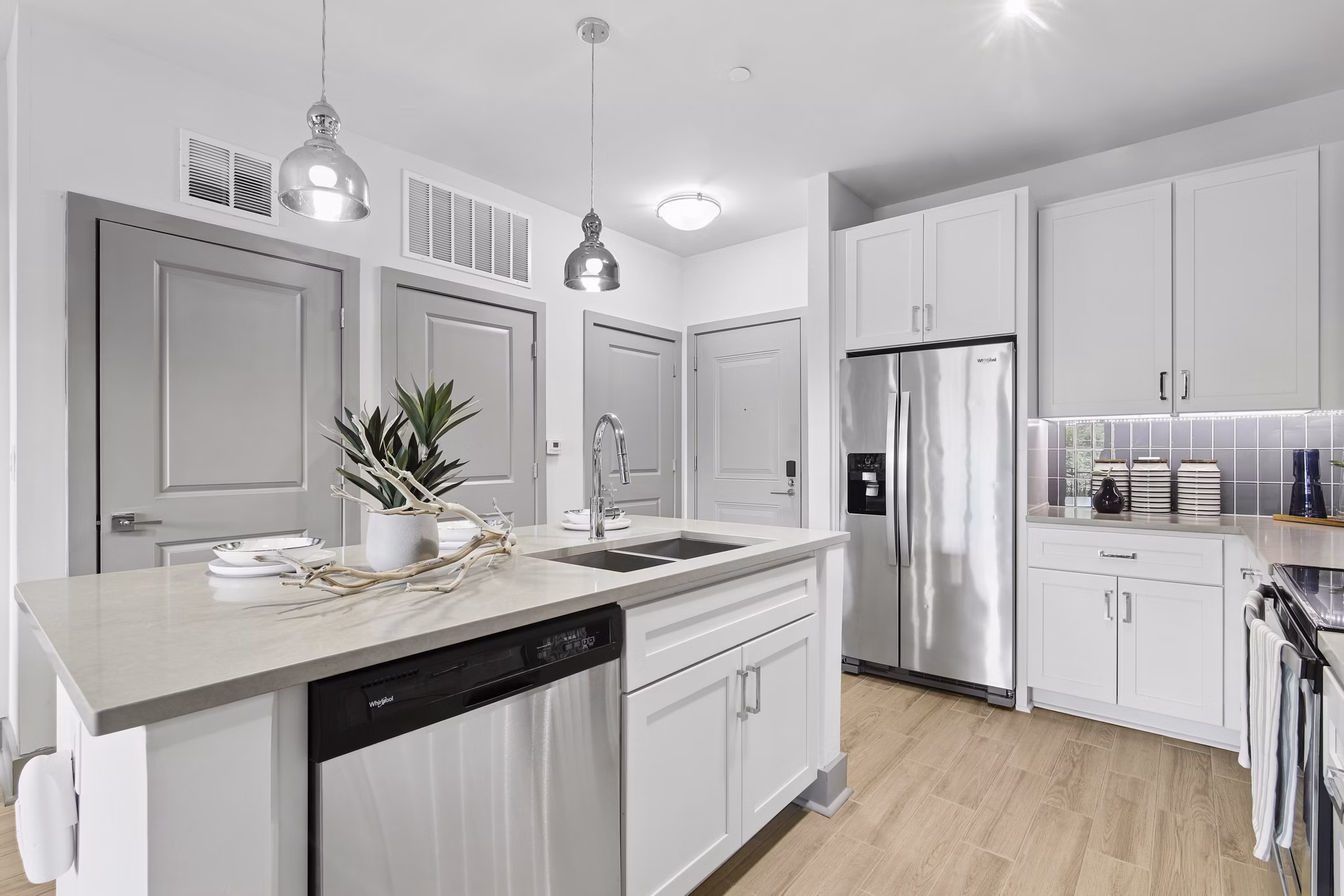 Kitchen at Connect Decatur Apartments