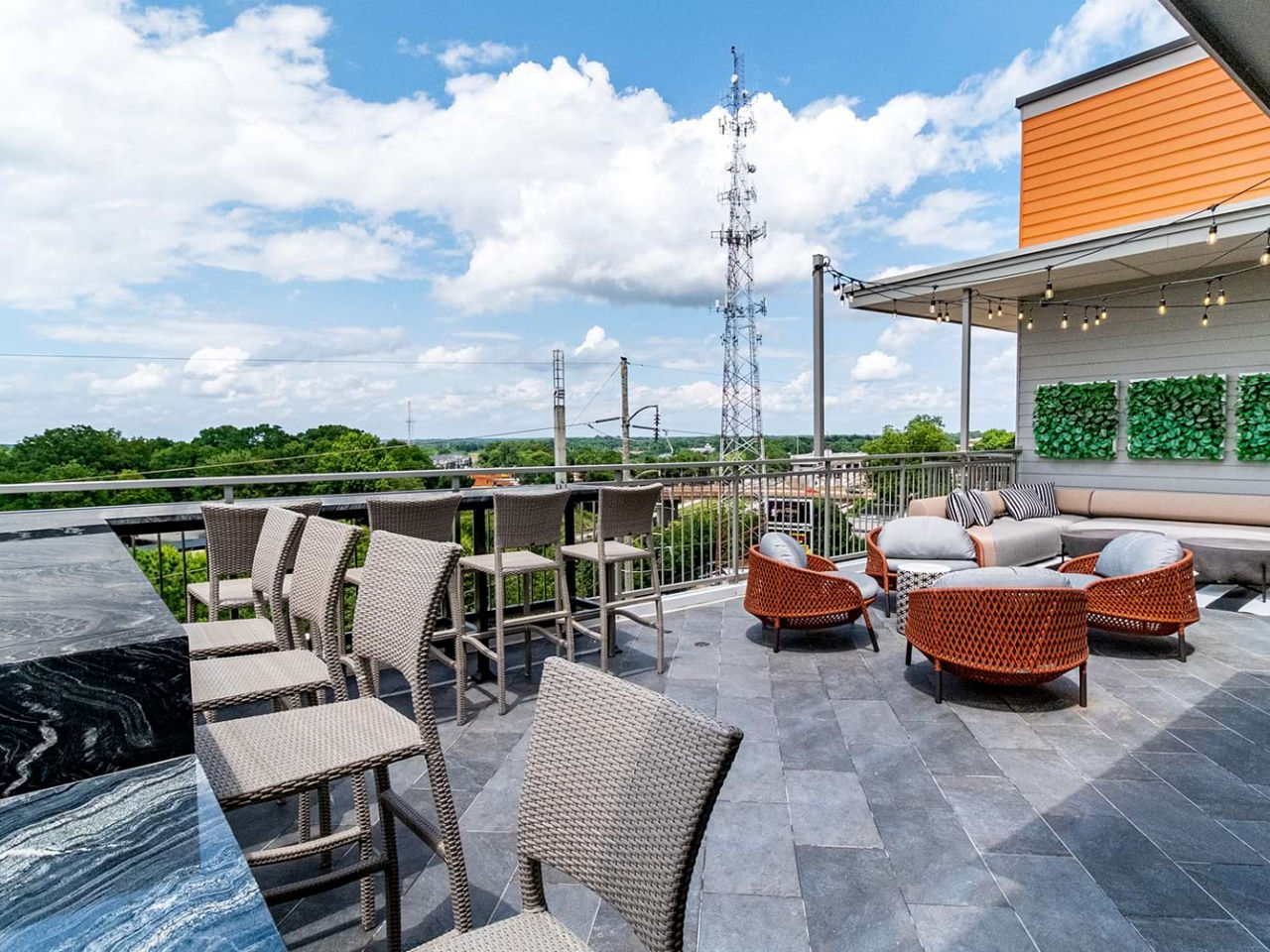 Roof deck at Connect Decatur Apartments (2 of 2)