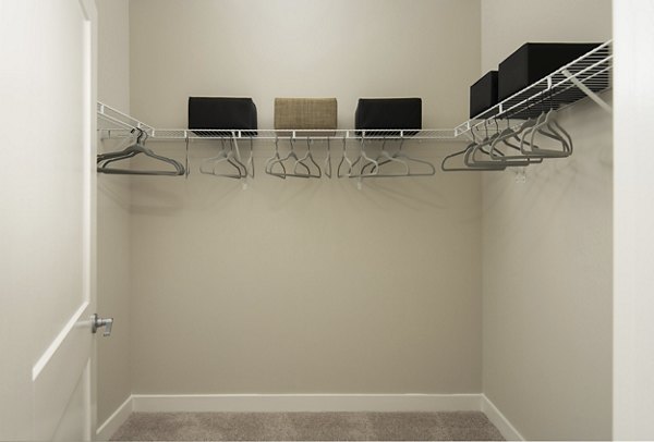 bedroom closet at Aventon Annapolis Apartments