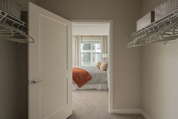 bedroom closet at Aventon Annapolis Apartments