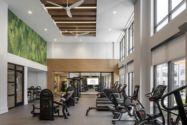 fitness center at Aventon Annapolis Apartments