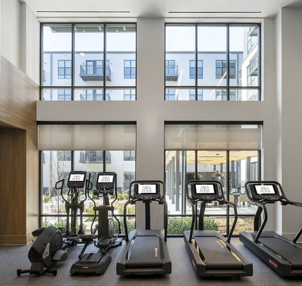 fitness center at Aventon Annapolis Apartments