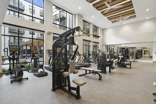 fitness center at Aventon Annapolis Apartments