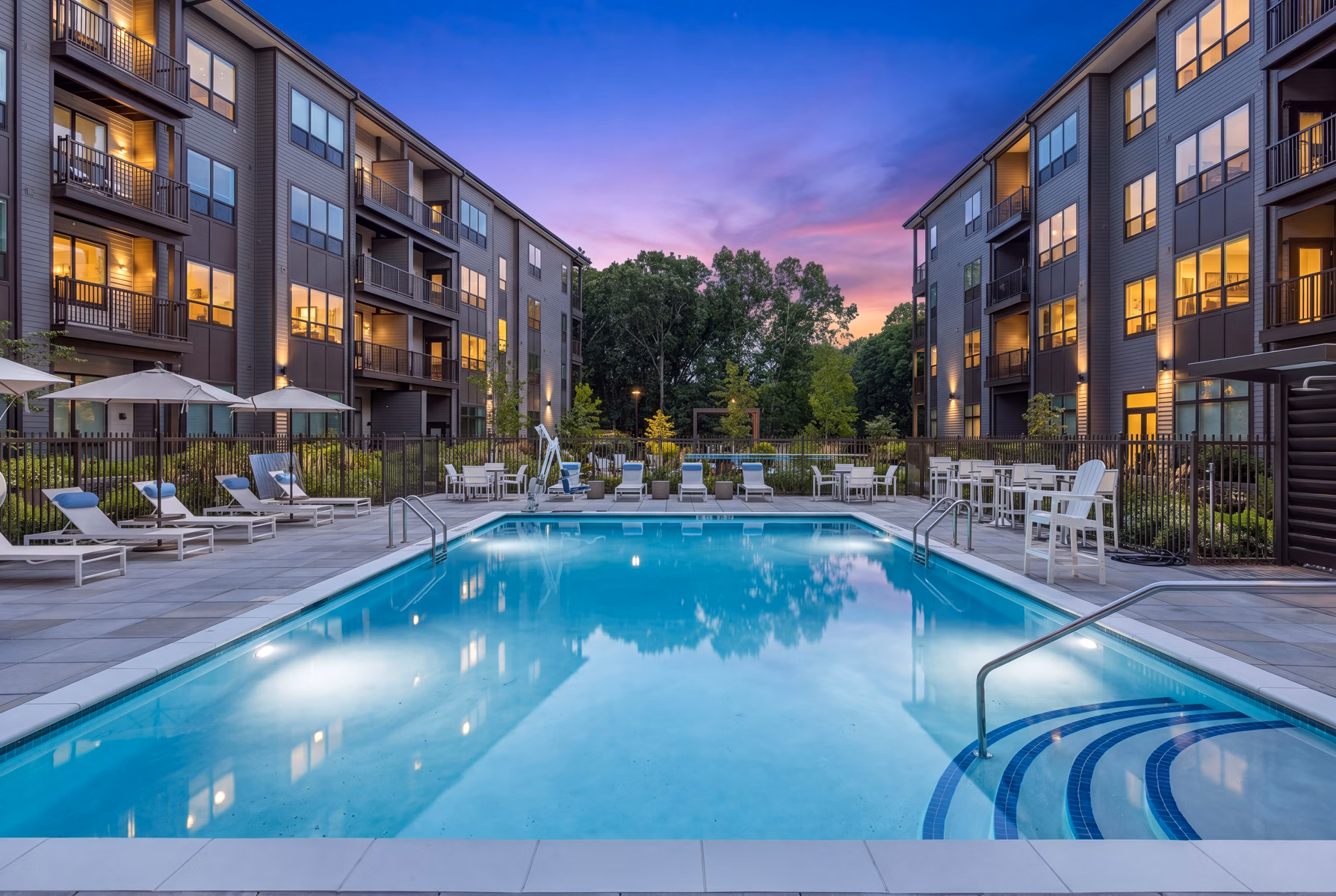Pool at Sylvan Woods Westchester Apartments