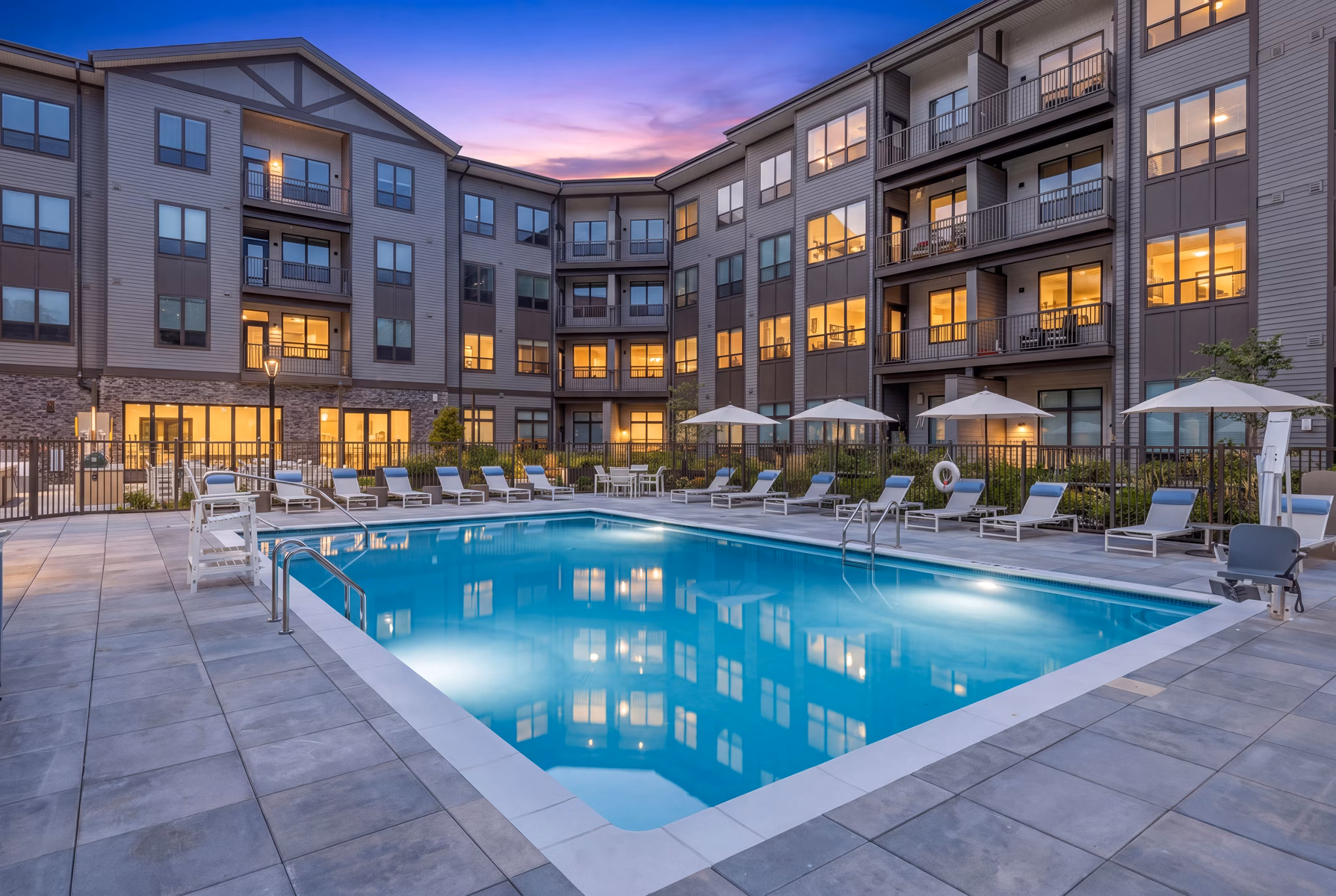 Pool at Sylvan Woods Westchester Apartments