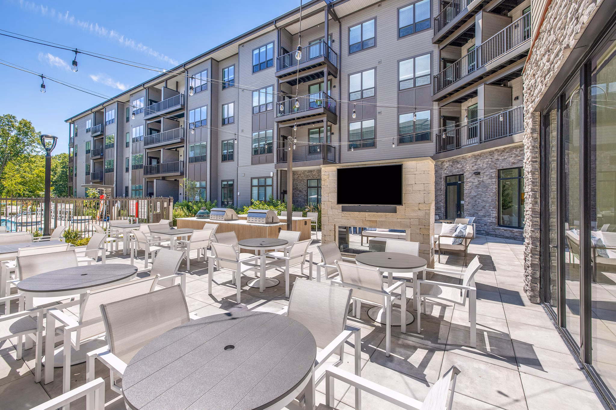 Grill Area at Sylvan Woods Westchester Apartments