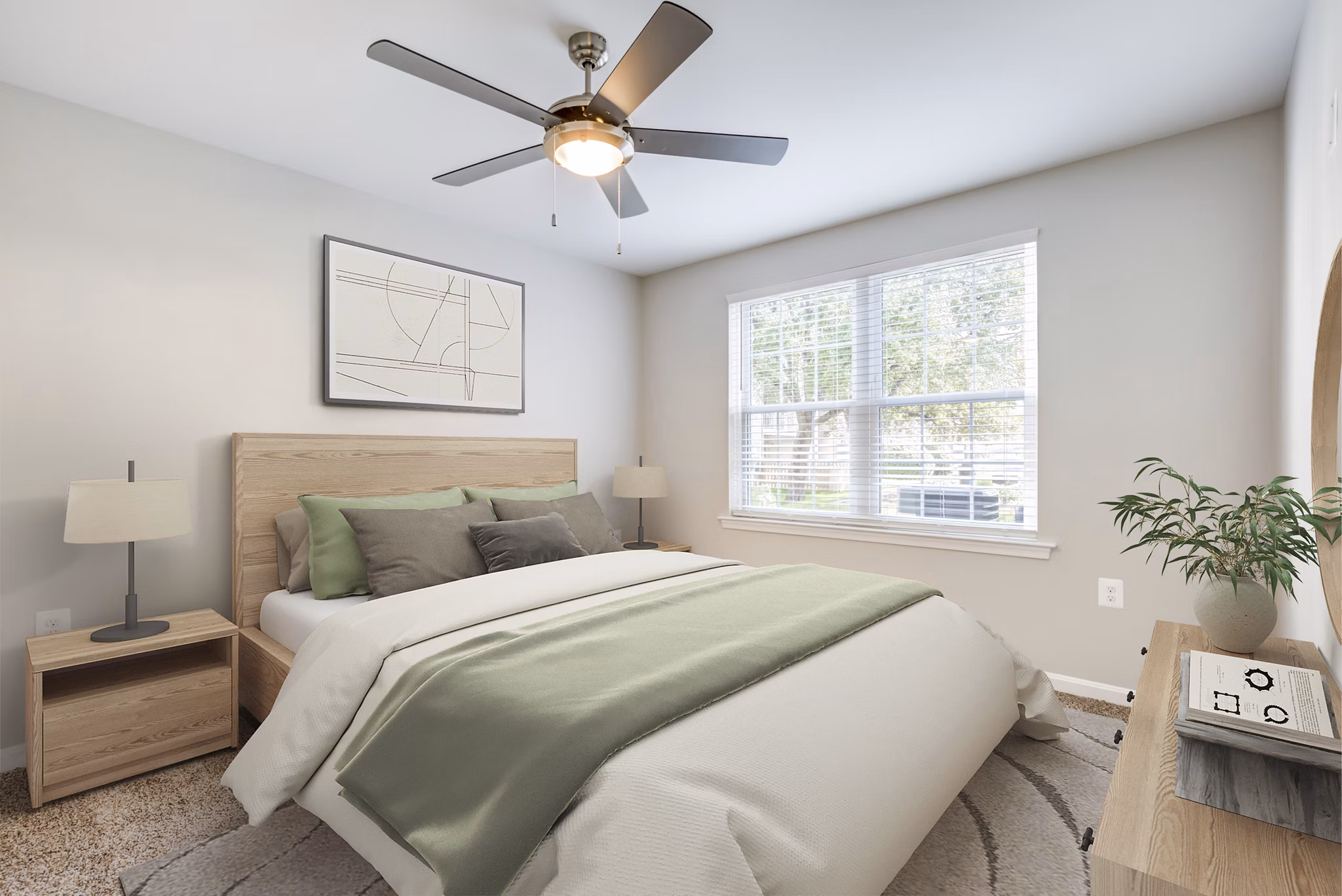 bedroom at Chase Heritage Apartments 