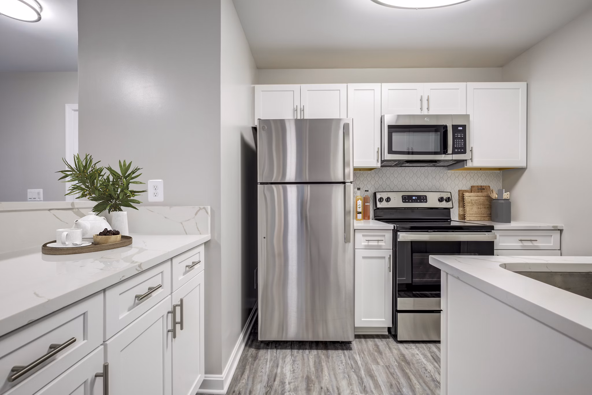 kitchen at Chase Heritage Apartments 