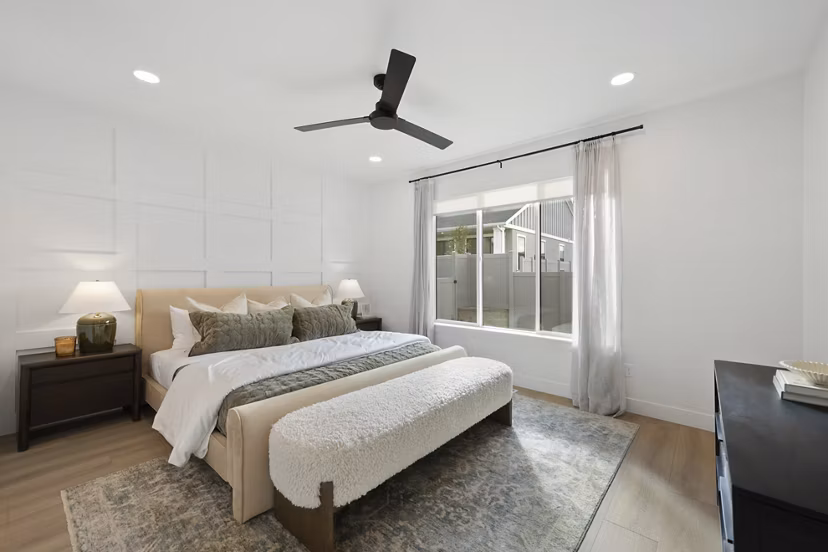 bedroom at Viviano at Saratoga Springs Apartments
