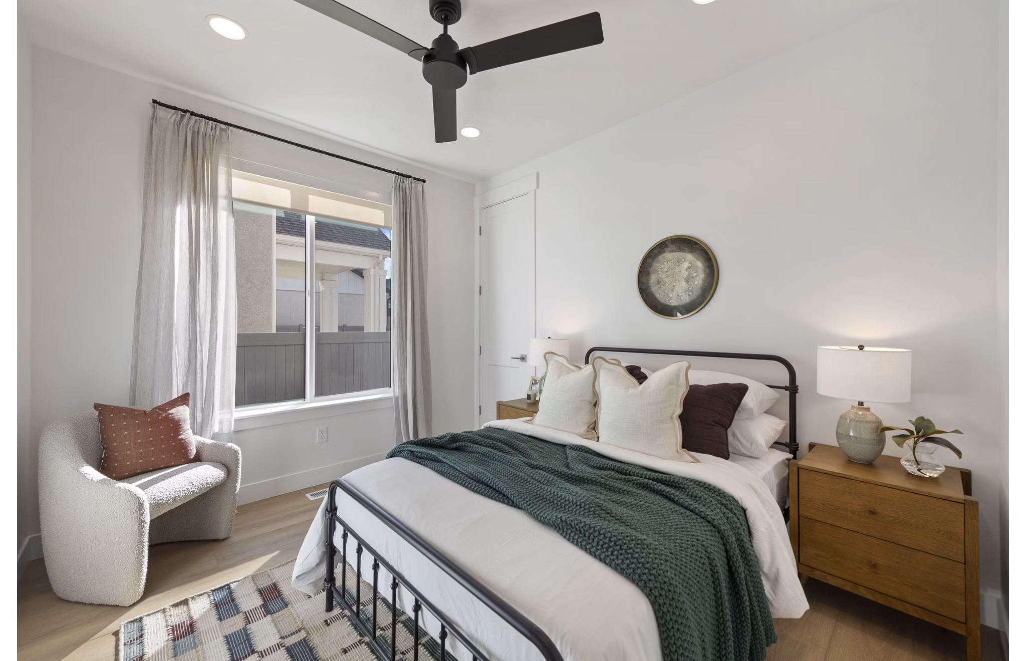 bedroom at Viviano at Saratoga Springs Apartments