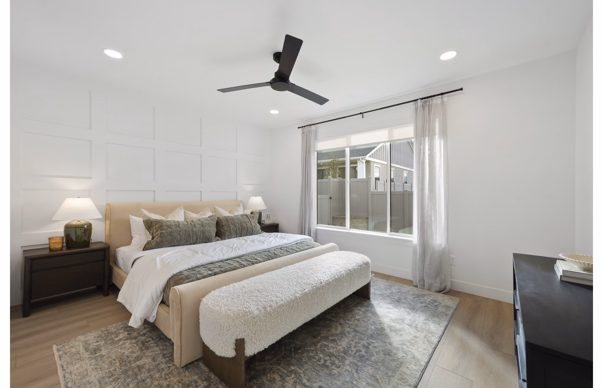 bedroom at Viviano at Saratoga Springs Apartments