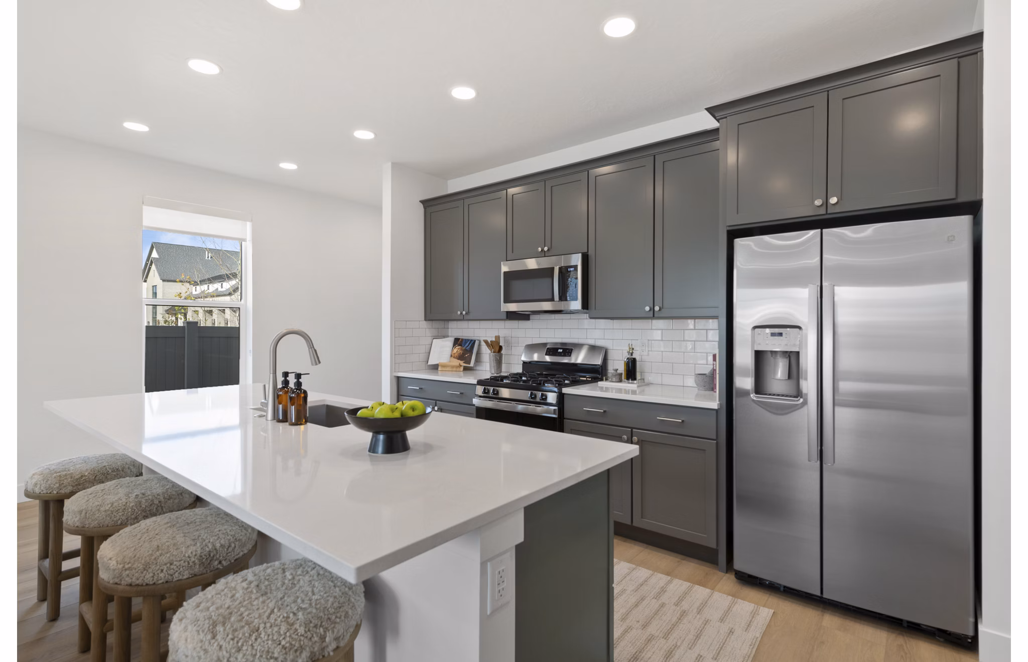 kitchen at Viviano at Saratoga Springs Apartments
