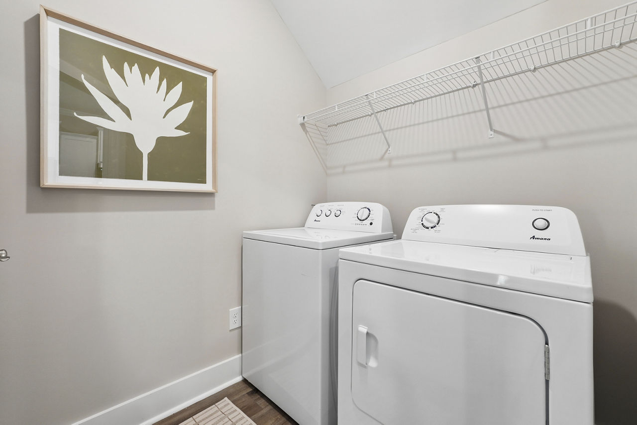 Laundry room at River Ford