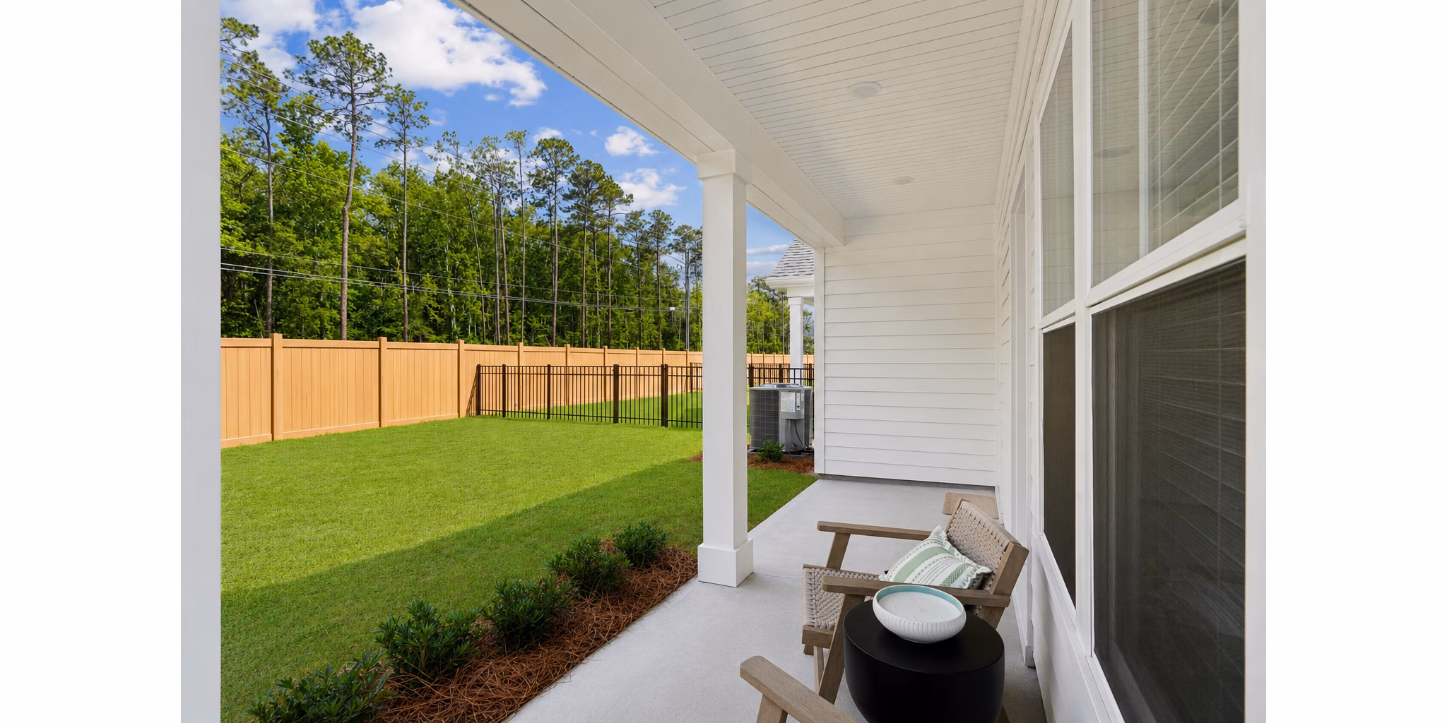 patio at River Ford Apartments 