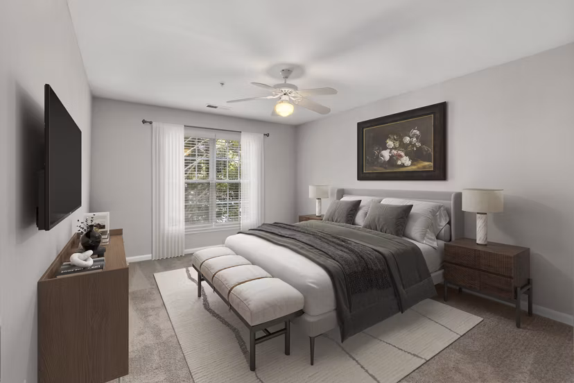 bedroom at Heritage Apartments 