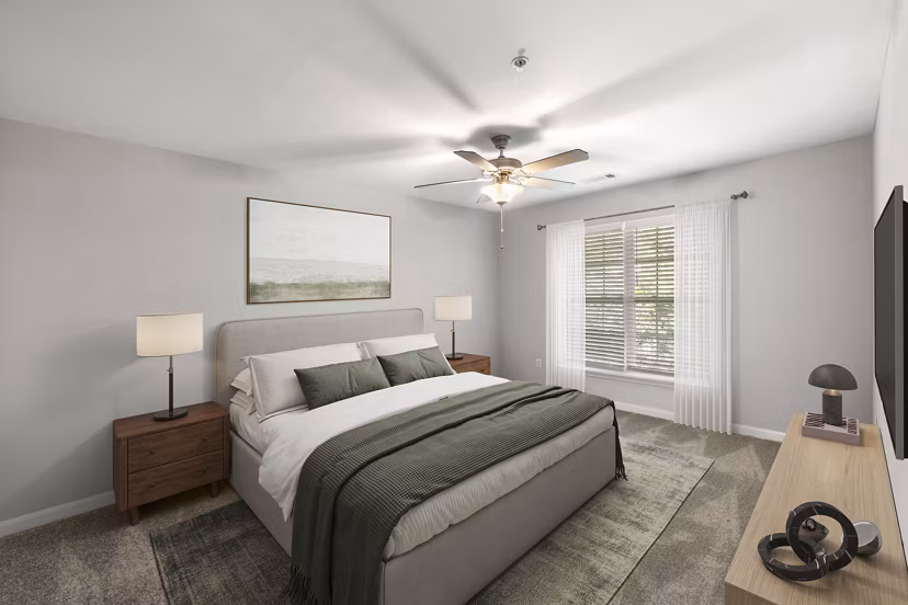 bedroom at Heritage Apartments 