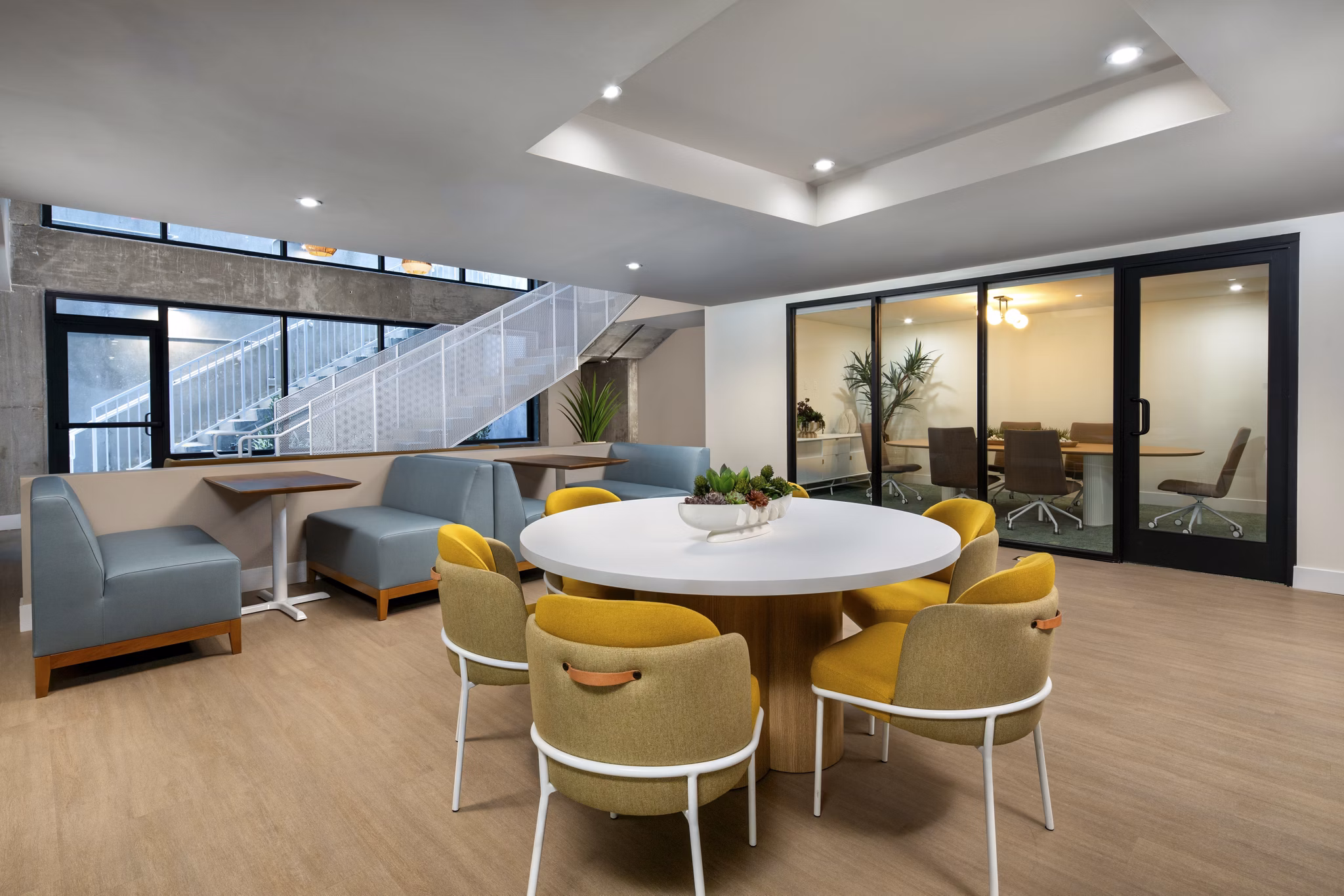 clubhouse at West 5th LA Apartments