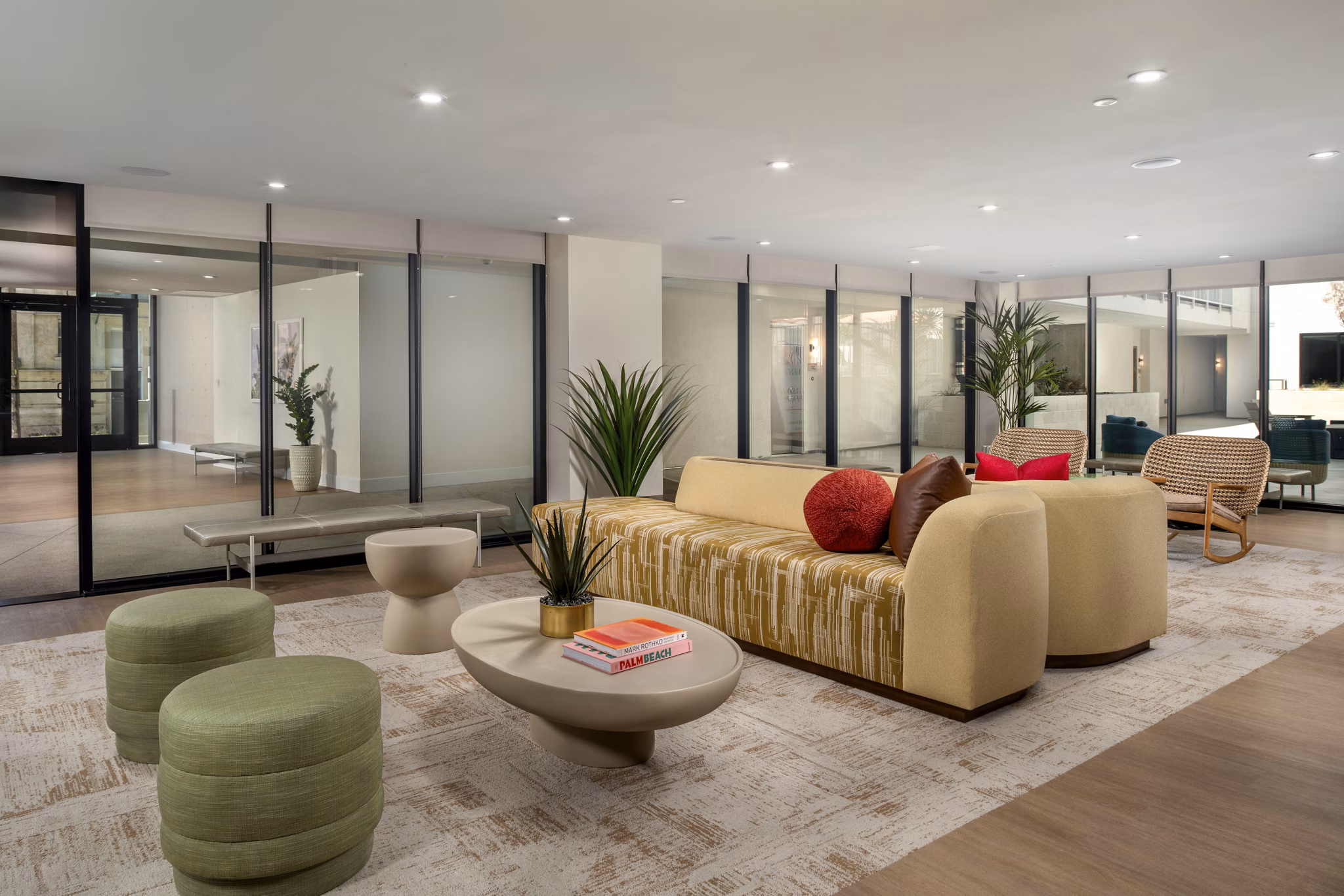 clubhouse at West 5th LA Apartments