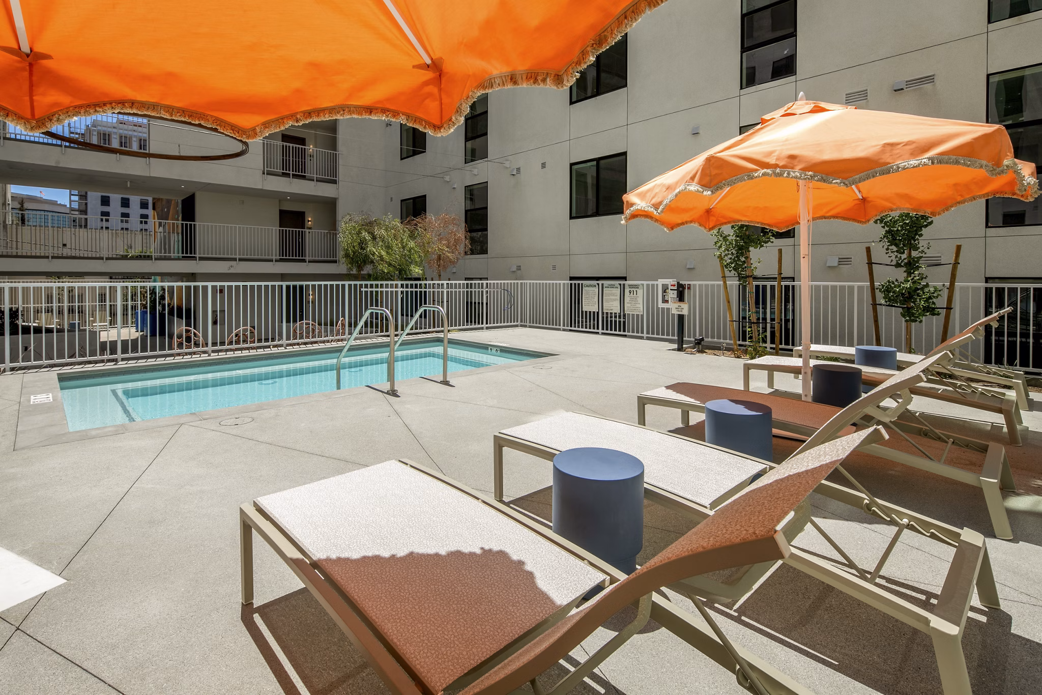 pool at West 5th LA Apartments