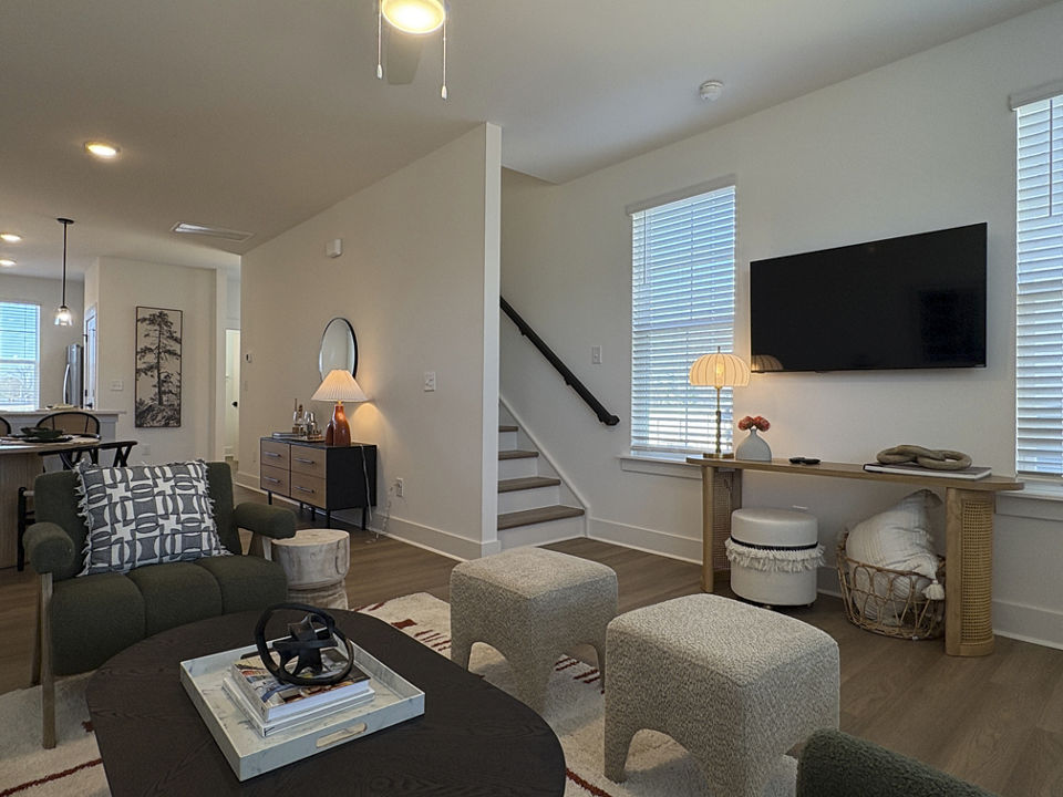 living room at Sablewood Apartments