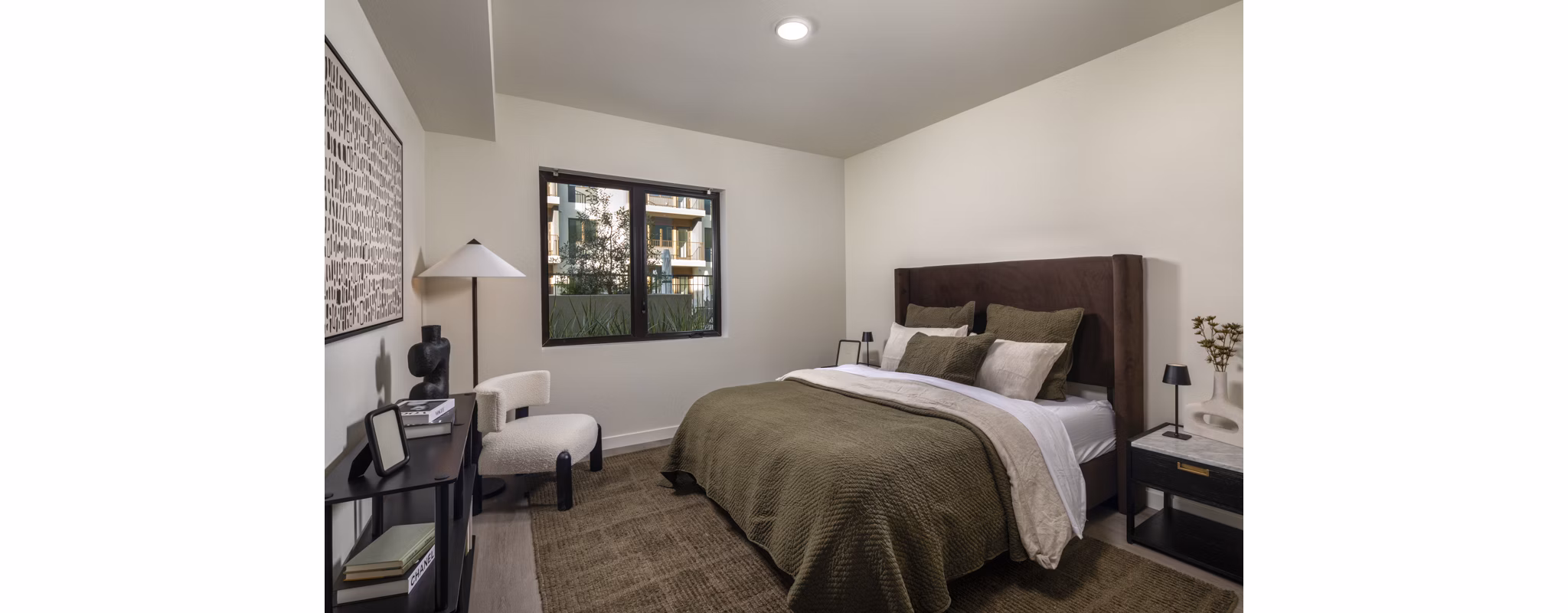 Bedroom at The Monroe Apartments