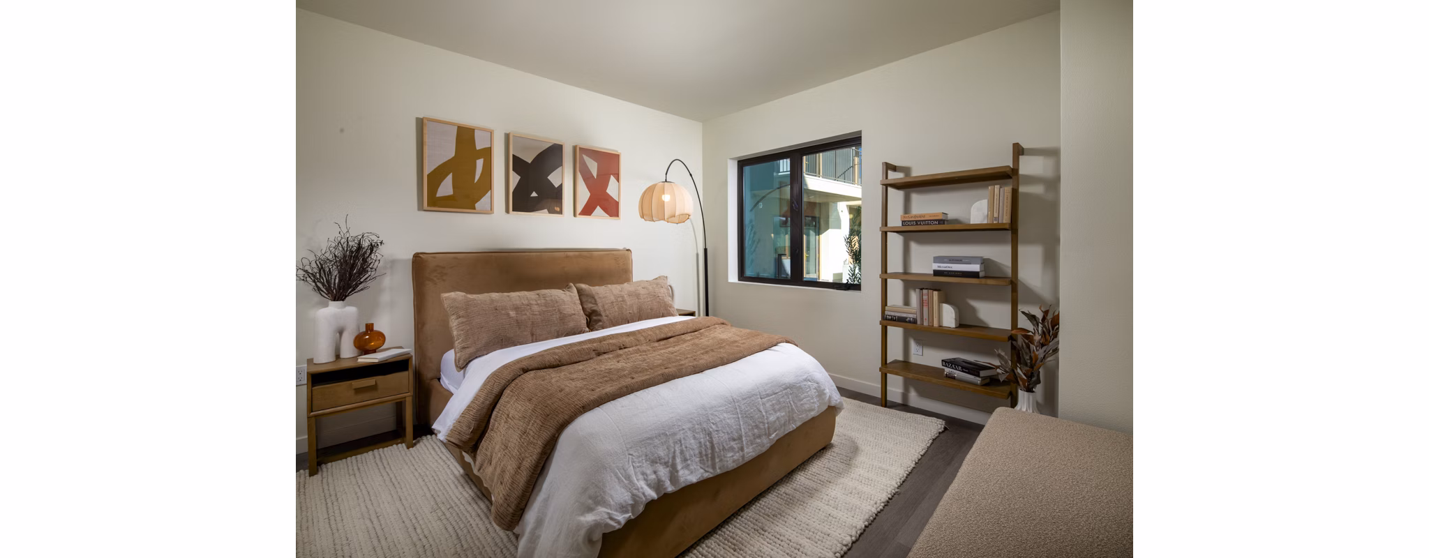 Bedroom at The Monroe Apartments