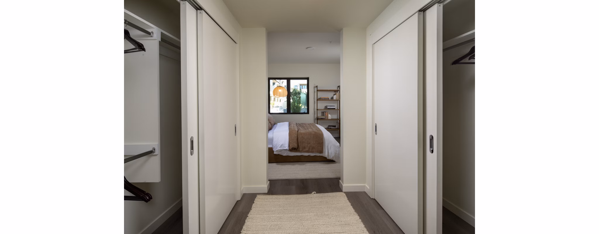 Closet at The Monroe Apartments
