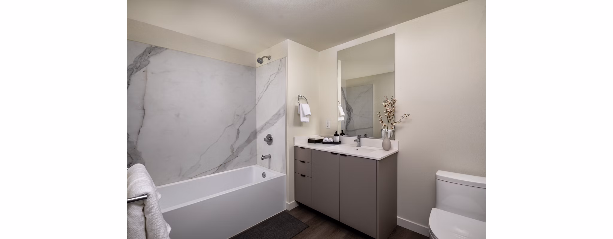 Bathroom at The Monroe Apartments