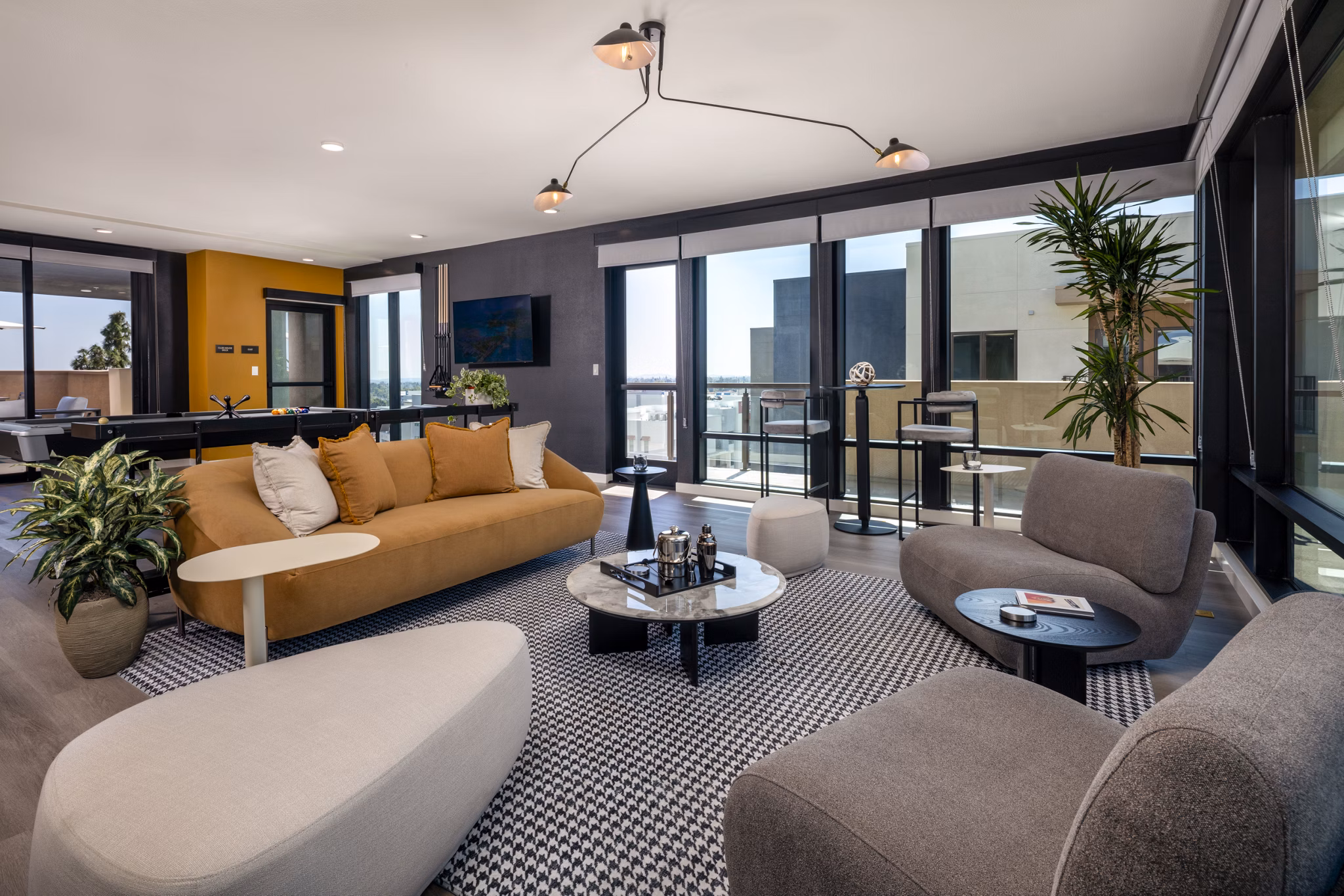 Clubhouse/Lobby at The Monroe Apartments