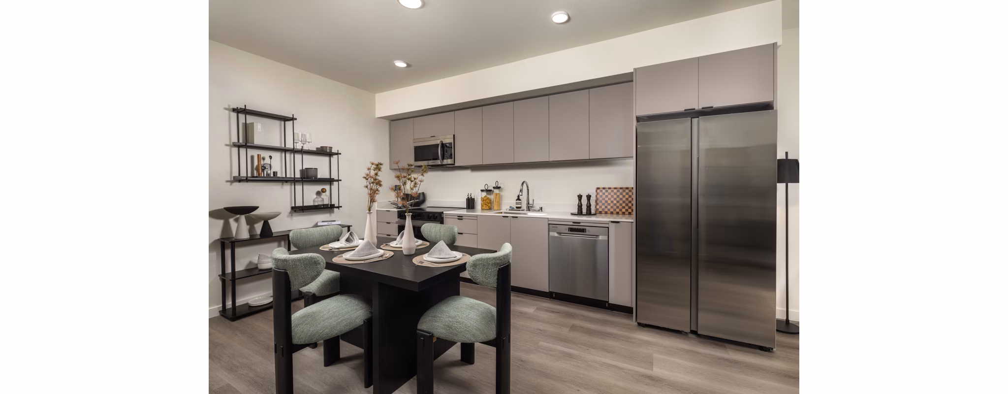 Dining Room at The Monroe Apartments