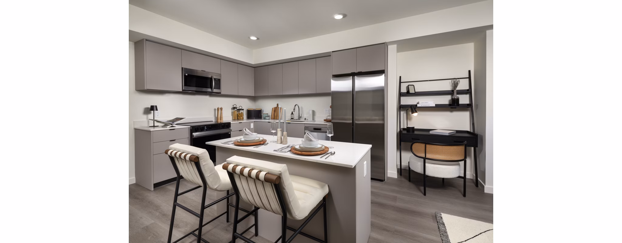 Dining Room at The Monroe Apartments