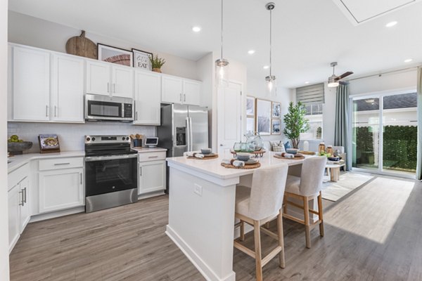 kitchen at Yardly Mount Dora Apartment Homes